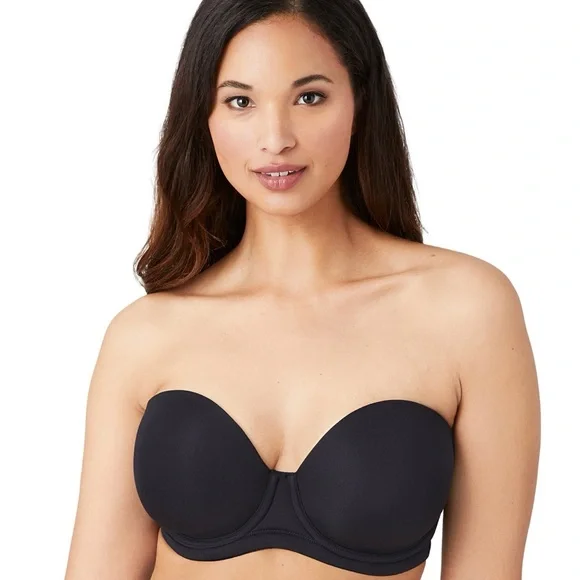 Wacoal Red Carpet Strapless Underwire Bra, Black, 40C (no removable straps) - Picture 5 of 6